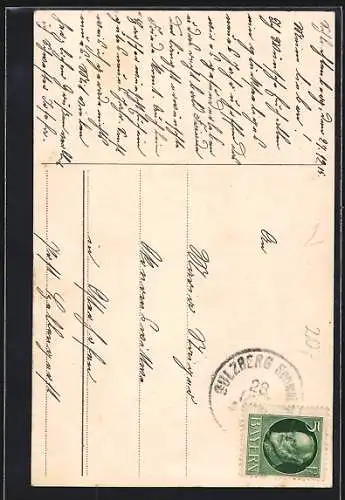 AK Betendes Kinderpaar am Altar, Religion