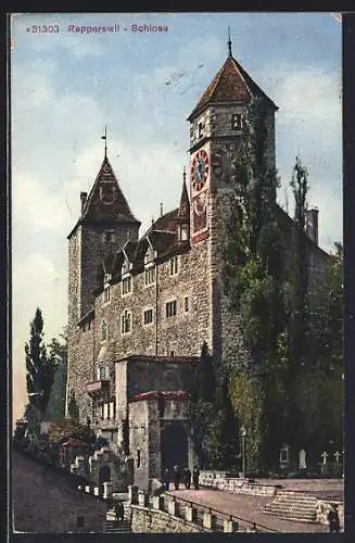 AK Rapperswil, Blick auf das Schloss