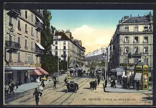 AK Genève, Rue du Mont-Blanc