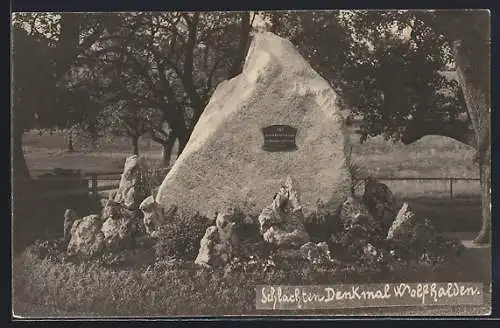 AK Wolfhalden, Partie am Schlachtendenkmal