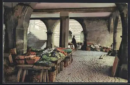 AK Luzern, Gemüsemarkt Unter der Egg