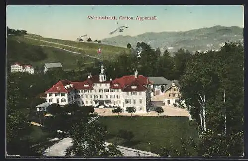 AK Weissbad, Blick auf das Kurhaus