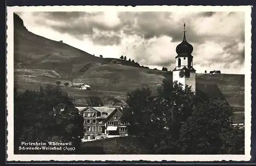 AK Schwende /AI, Schwende-Weissbad, Das Ferienheim Wädenswil