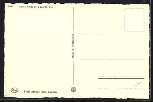 AK Lugano-Paradiso, Panorama e Monte Bré