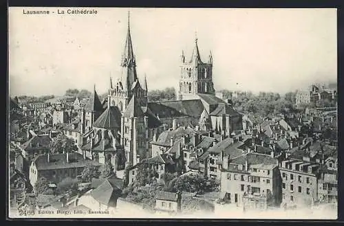 AK Lausanne, La Cathédrale