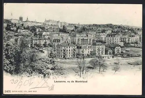 AK Lausanne, Vu de Montrioud