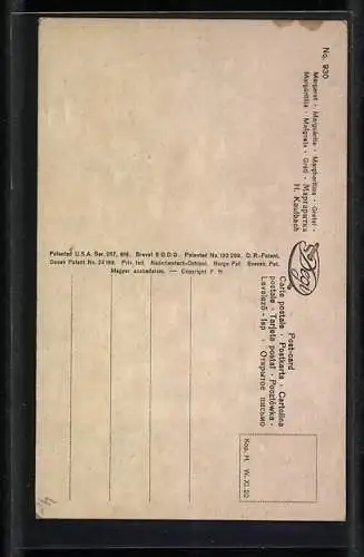 Künstler-AK Degi Nr. 930: Gretel, Mädchen mit Kreidetafel in der Hand, Ölgemälde-Imitations-AK