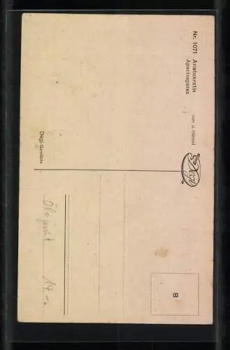 Ölgemälde-Imitations-AK Degi Nr. 1071: Aristokratin im Porträt