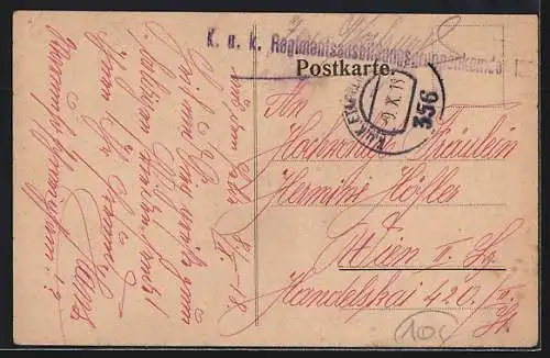 Künstler-AK Philipp + Kramer Nr. XXXIX /1: Semmering, Blick zur Kapelle