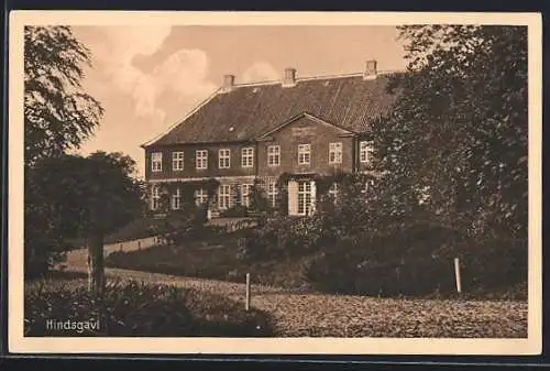 AK Hindsgavl, Herrenhaus mit Park