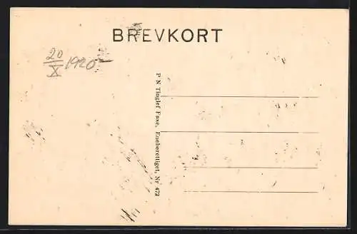 AK Bregentved, Herrenhaus, Frontansicht