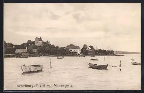 AK Svendborg, Strand ved Sct. Jorgens