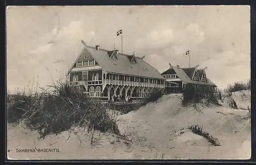 AK Skagen, Badehotel in den Dünen