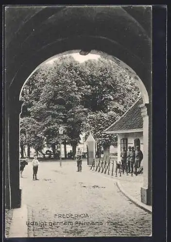 AK Fredericia, Udsigt gennem Prinsens Pont