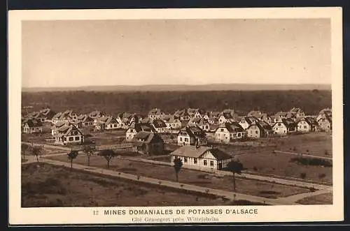 AK Ensisheim, Mines Domaniales de Potasses d`Alsace, Cite Grasegert pres Wittelsheim