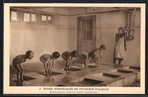 AK Ensisheim, Mines Domaniales de Potasses d`Alsace, Bains-douches dans les ecoles maternelles