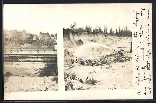 AK Nevada City, CA, Hydraulic Mine, St. Bridge