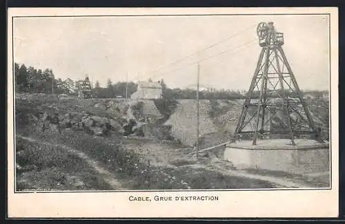 AK Sprimont, Carrières de Florzé, Cable, Grue d`Extraction