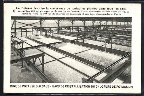 AK Wittelsheim, Mine de Potasse d`Alsace, Bacs de Cristallisation du Chlorure de Potassium