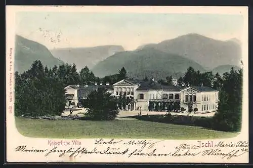 AK Ischl, Kaiserliche Villa
