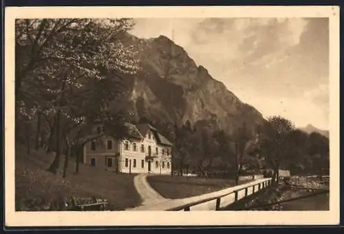 AK Gmunden, Gasthof zur kleinen Ramsau