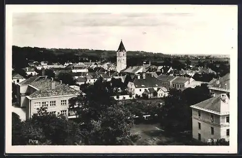 AK Perg, Teilansicht mit Kirche