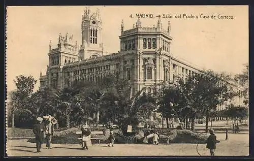 AK Madrid, Salón del Prado y Casa de Correos