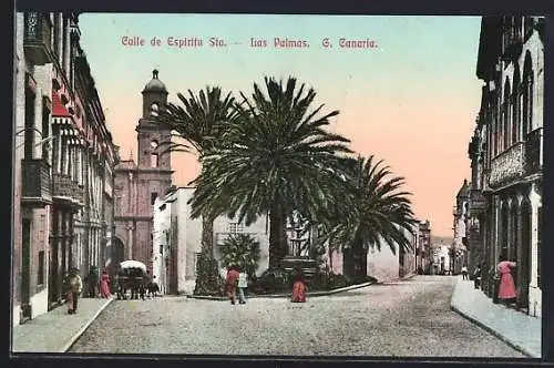 AK Las Palmas /Gran Canaria, Calle de Espiritu Sta.