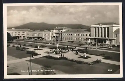 AK Linz a. d. Donau, Hauptbahnhof