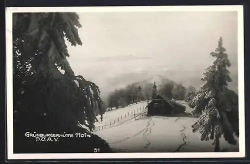AK Grünburgerhütte im Winter