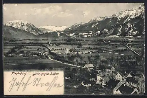 AK Kirchdorf /O.-Oe., Blick gegen Süden