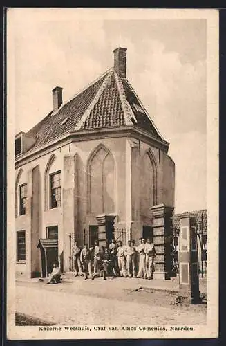 AK Naarden, Kazerne Weeshuis, Graf von Amos Comenius