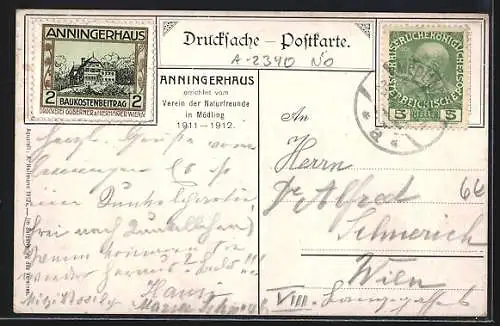 Künstler-AK Mödling, Anningerhaus