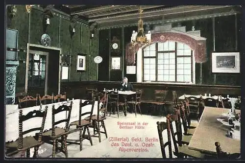 AK Berliner Hütte, Speisesaal