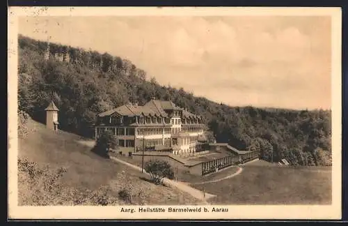 AK Aarau, Heilstätte Barmelweid am Waldrand