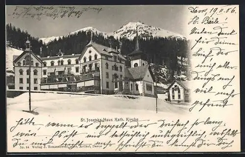 AK Davos, St. Josephs-Haus, Kath. Kirche