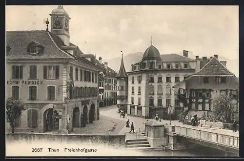 AK Thun, Pension in der Freienhofgasse