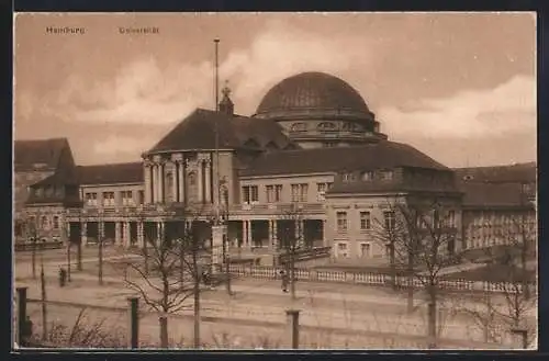 AK Hamburg-Rotherbaum, Ansicht der Vorlesungshalle, Edmund Siemers-Allee