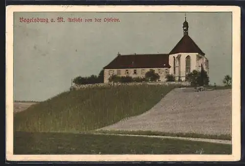 AK Volkach /Franken, Vogelsburg a. M., Ansicht von der Ostseite