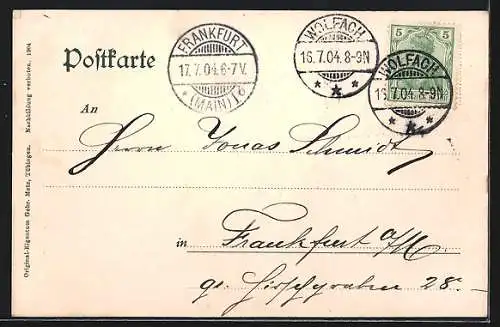 AK Rippoldsau-Klösterle, Gasthof Klösterle v. R. Fritsch