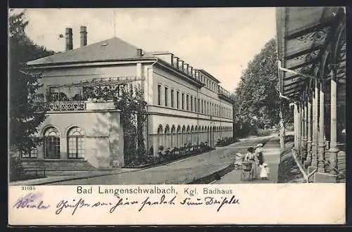 AK Bad Langenschwalbach, Am Kgl. Badhaus