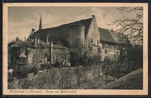 AK Michelstadt i. Odenwald, Partie am Kellerei-Hof