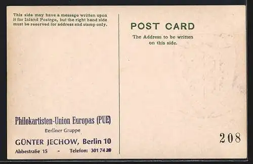 AK Cambridge, Ortsansicht, Studentenwappen Selwyn