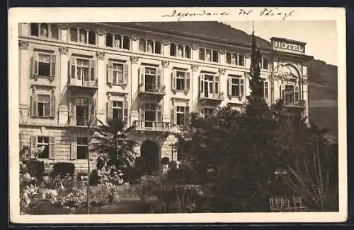 AK Bolzano, Blick zum Hotel Scala