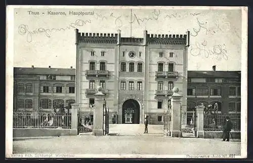 AK Thun, Kaserne, Hauptportal