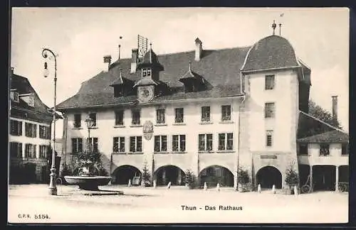 AK Thun, Ansicht vom Rathaus