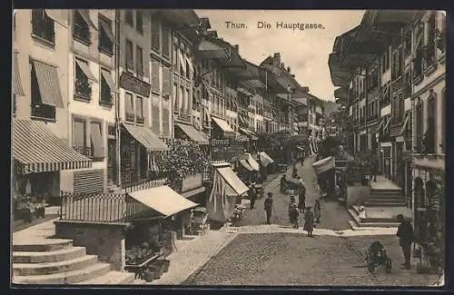 AK Thun, Blick in die Hauptstrasse