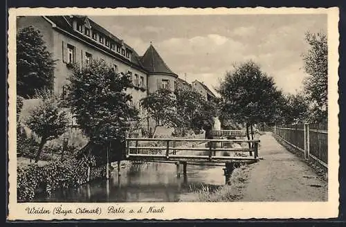 AK Weiden / Oberpfalz, Partie an der Naab