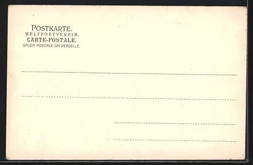 AK Hamburg-Wandsbek, Am Matthias Claudius-Denkmal