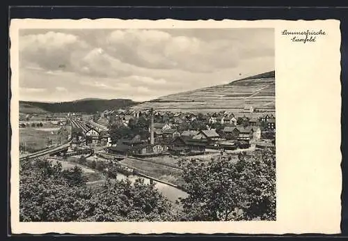 AK Eiserfeld, Teilansicht mit Brücke